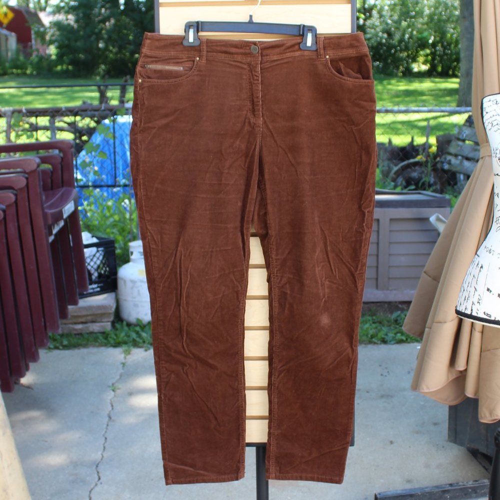 Chico's Brown Corderoy Pants - Juniors Size 3